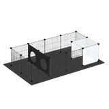 Pawz 16 Panels Guinea Pig Pet Playpen Small Pets Fence - Low Angle