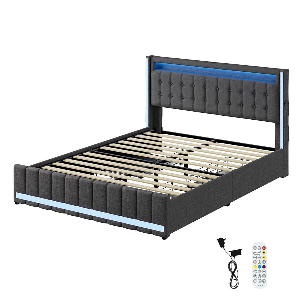 Levede Queen Bed Frame-2006732863306862600