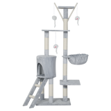 Pawz Cat Tree Scratching Post Scratcher 143cm Climbing - Low Angle