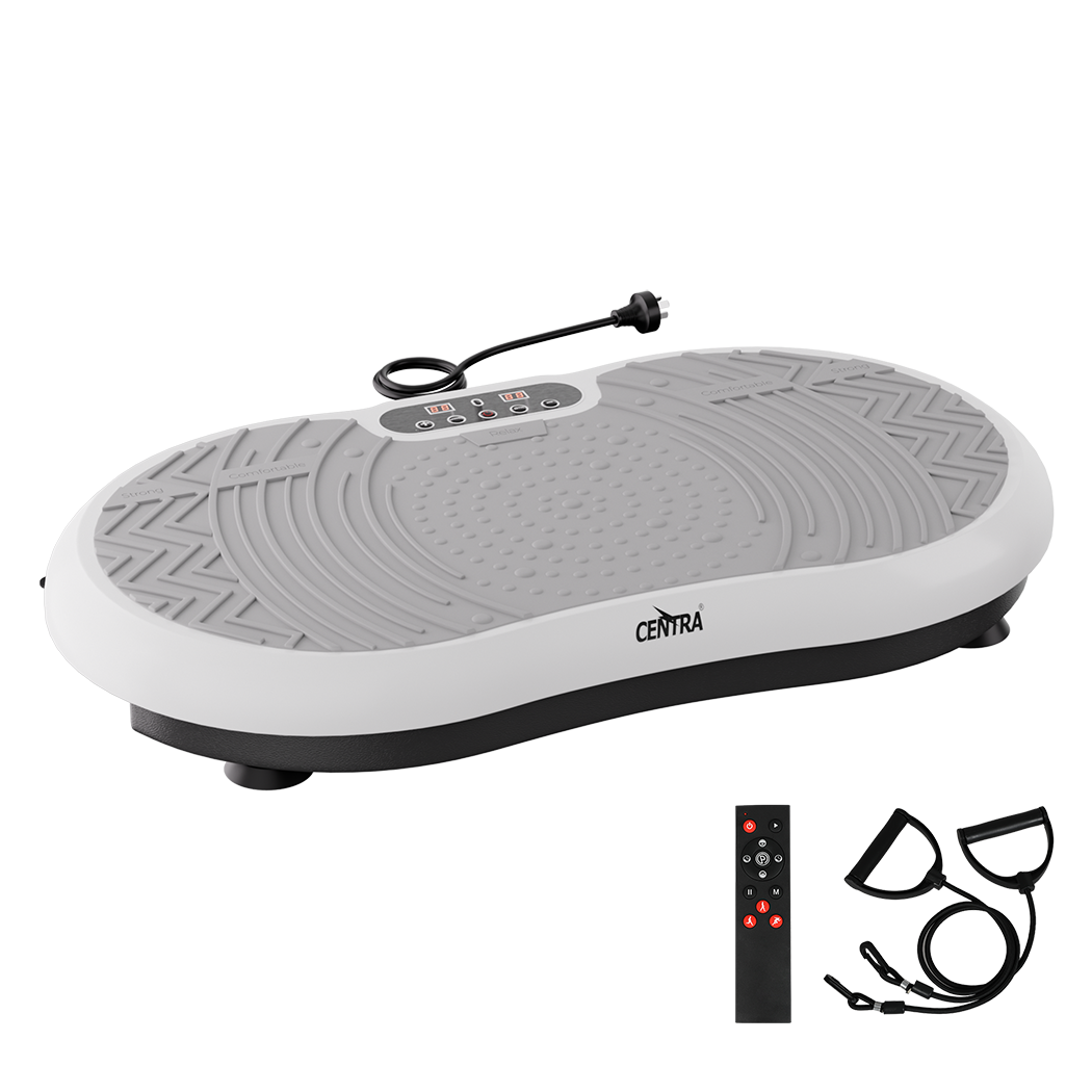 Centra Vibration Plate Train Exercise Machine White-2006732711808602120