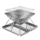 Levede Folding BBQ Portable Charcoal Grill 2-IN-1-2006732907498049544