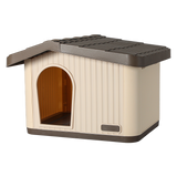 Pawz Plastic Dog Cage Kennel for Small Dogs with Vent - Low Angle