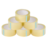 6 Rolls Packing Packaging Tape 45mmx75m - Low Angle