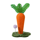 Pawz Cat Scratching Post Cute Carrot Scratching Post - Low Angle