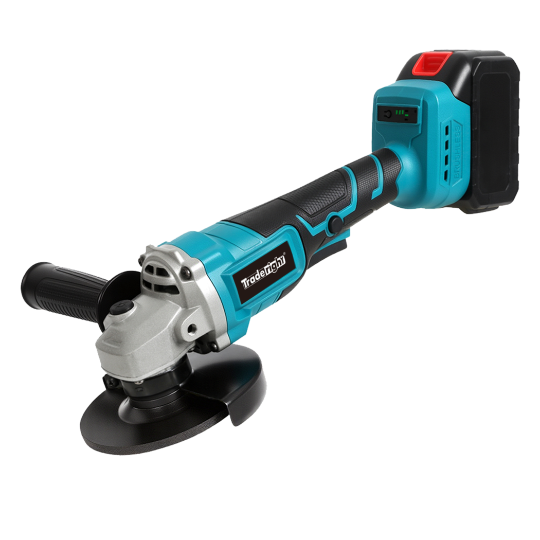 Traderight 21V Cordless Angle Grinder Kit 2 Batteries-2018816812019486728