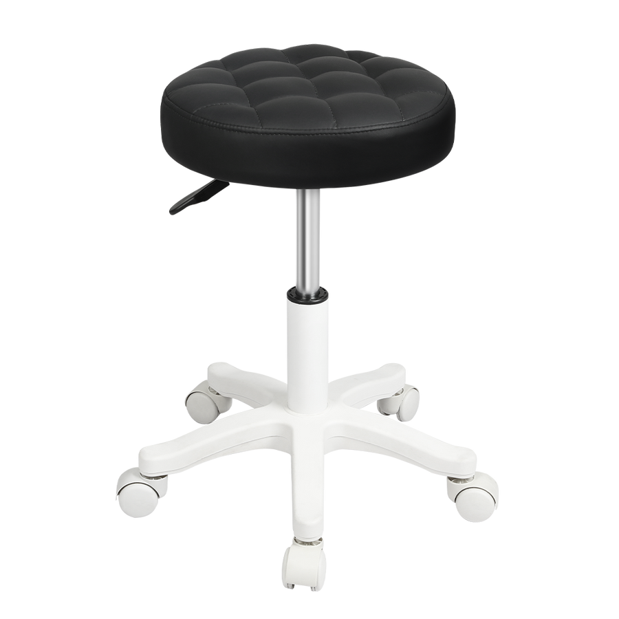 Levede 4x Rolling Bar Stool Swivel Salon SPA Chair Black-2018816867141029896