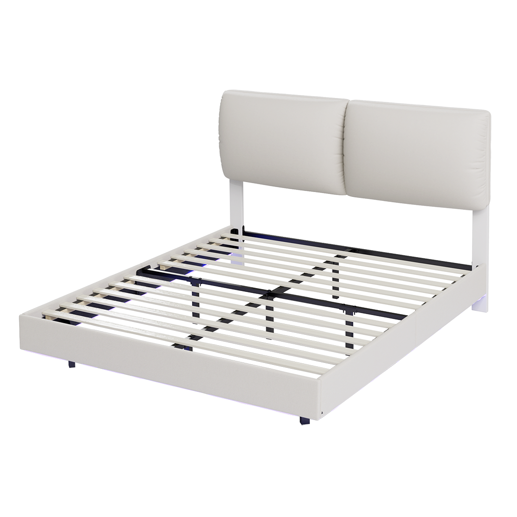 Levede Double Floating Bed Frame-2018816916130500616