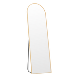 Yezi 165X60CM Full Length Mirror Wall Mounted Mirror Gold - Low Angle