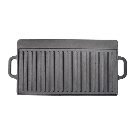 Toque 49.5cm Reversible Cast Iron Griddle Pan Non-Stick-2011971111797002248