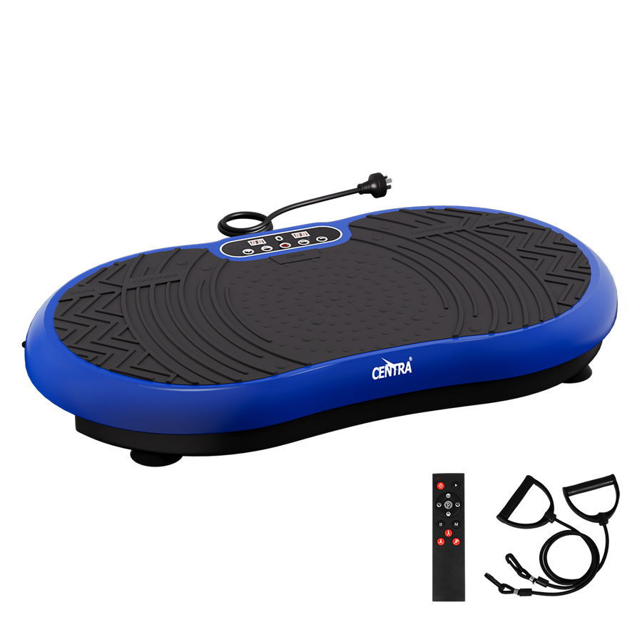 Centra Vibration Plate Train Exercise Machine Blue-2006732711632441352