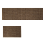 Marlow Kitchen Rug 2PCS Woven Non Slip Absorbent Brown-2018816688908275720