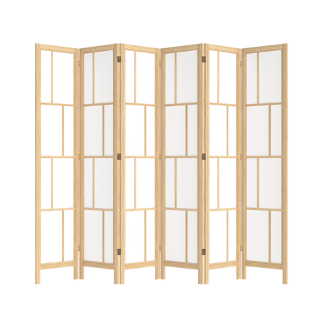 Levede 6 Panel Room Divider 170cm Freestanding Screen-2006733395052335112
