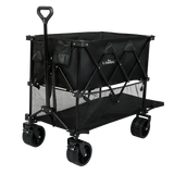 Lambu Folding Wagon Cart Double Shelves-2006732894810279944