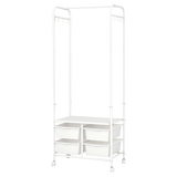 Levede 63CM Clothes Rack Stand Heavy Duty Hanging - Low Angle