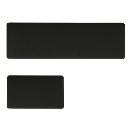Marlow Kitchen Rug 2PCS Non Slip Anti Fatigue Mat Black-2006732689335521288