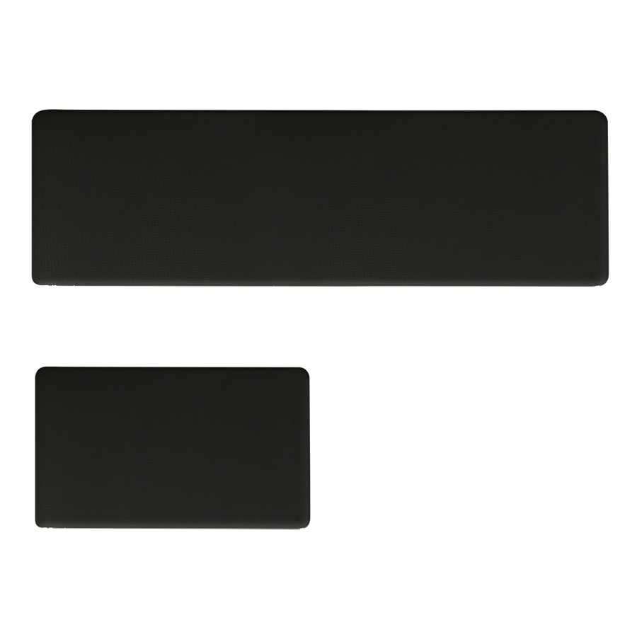 Marlow Kitchen Rug 2PCS Non Slip Anti Fatigue Mat Black-2006732689335521288
