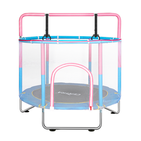 Centra 55" Kids Trampoline Rebounder Pink-1954802468797943816