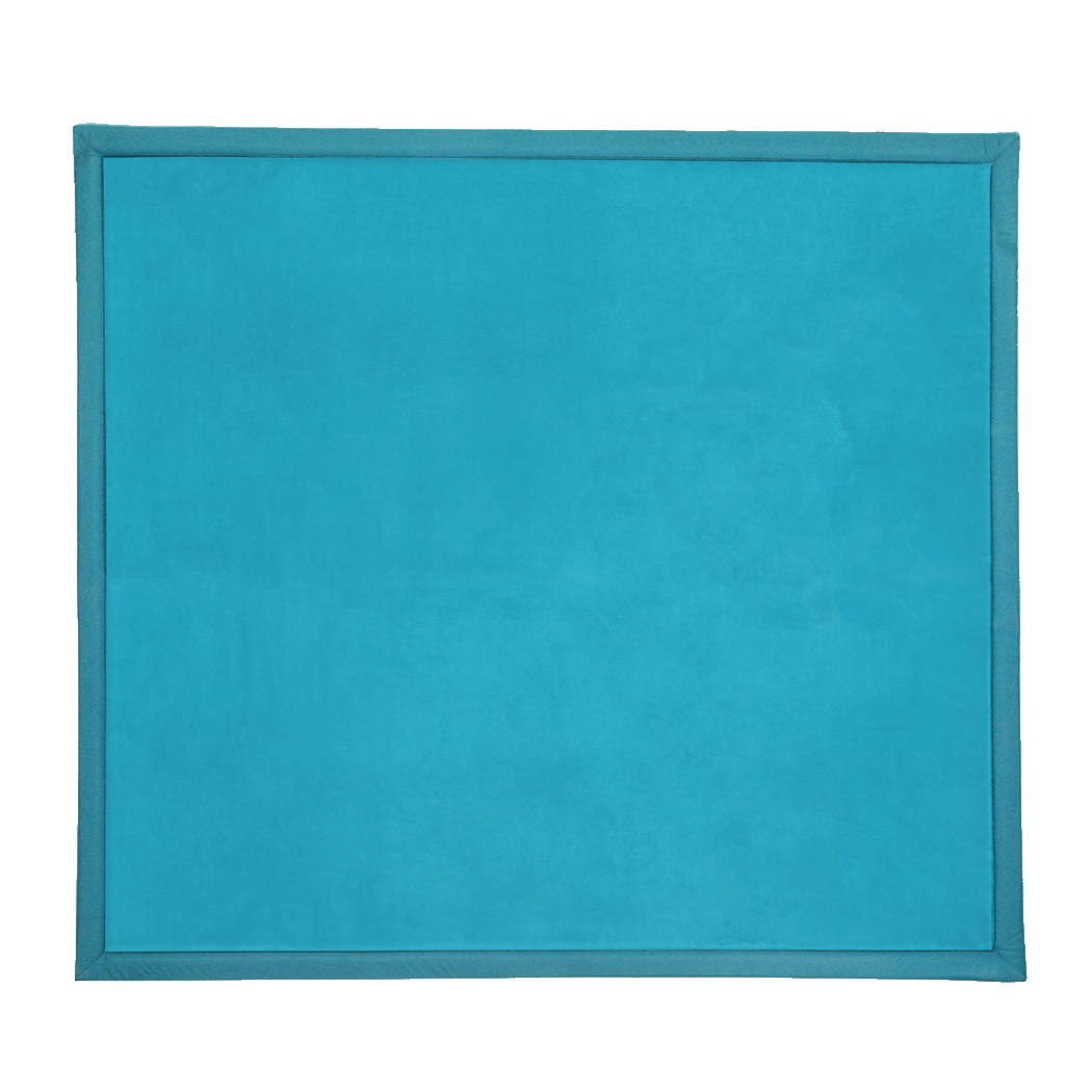 Marlow Coral Velvet Area Rugs Large Mat 180x200cm Blue-2006732690749001736