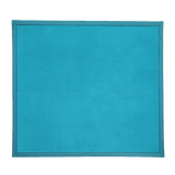 Marlow Coral Velvet Area Rugs Large Mat 180x200cm Blue - Low Angle