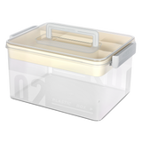 Levede Medical Storage Box Two Layer Medicine Case - Low Angle