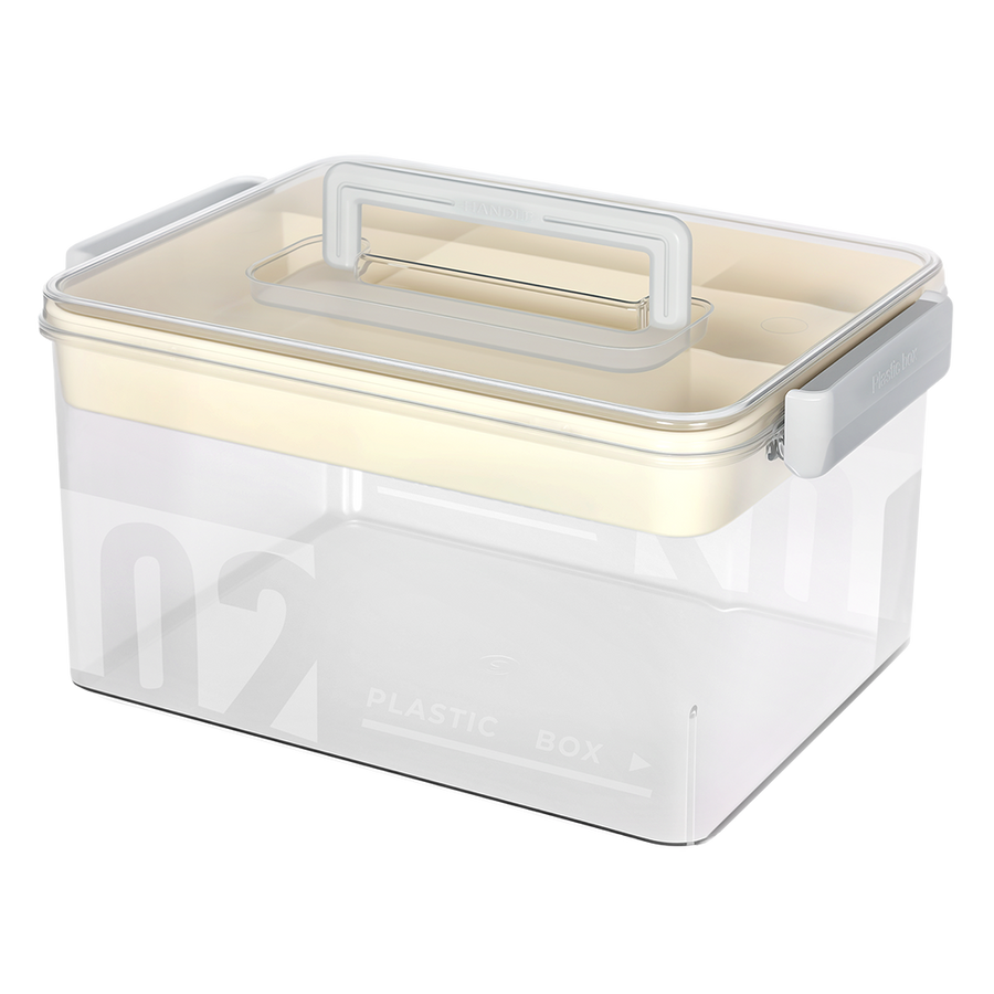 Levede Medical Storage Box Two Layer Medicine Case-2011971129425661960