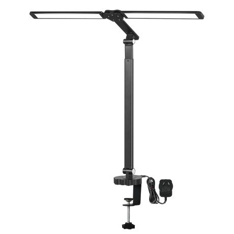 Emitto Double Head LED Desk Lamp Dimmable With Clamp-1954802474728689672