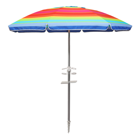 Mountview 2.2M Outdoor Beach Umbrellas Sand Colorful-2006732892109148168