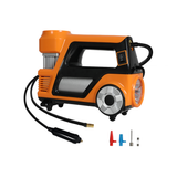 Manan 150PSI 12V Car Tyre Inflator Digital Air Pump LED - Low Angle