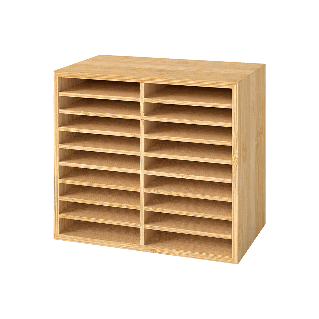 Levede Bamboo Marker Organizer Large Capacity Holder-2006732767081140232