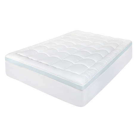 Dreamz Gel Memory Foam Mattress Topper 8cm Queen Size-2006733414463574024