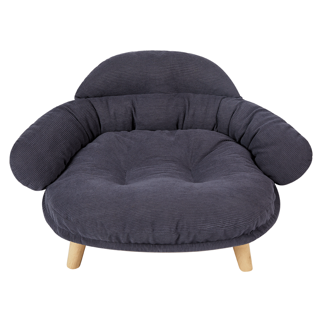 Pawz Elevated Pet Dog Cat Sofa Bed Couch XL Size Grey-2006732904096469000