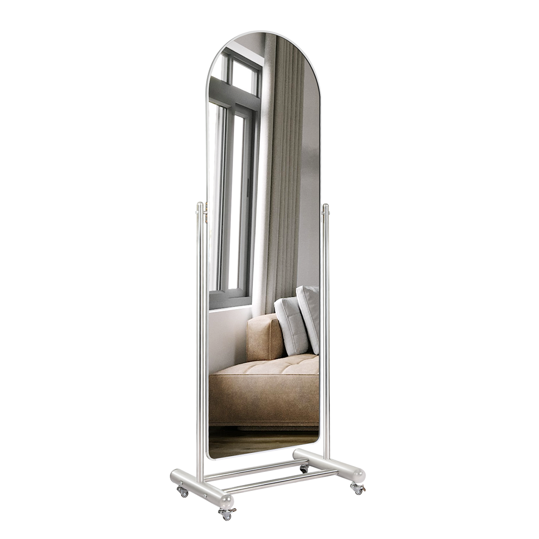 Yezi 165CM Movable Arch Full Length Mirror-2006732867115290632