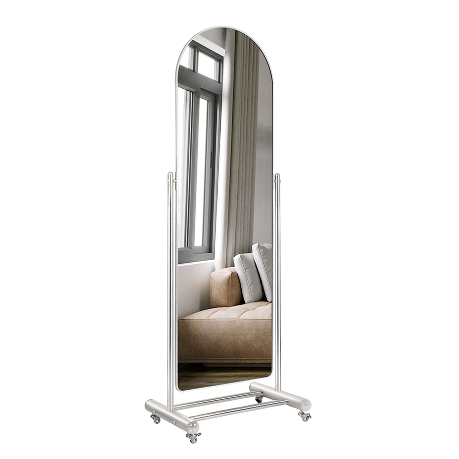 Yezi 165CM Movable Arch Full Length Mirror-2006732867115290632