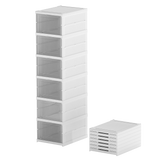 Levede 6 Pcs Shoe Box Home Shoe Shelf Storage Organizer - Low Angle