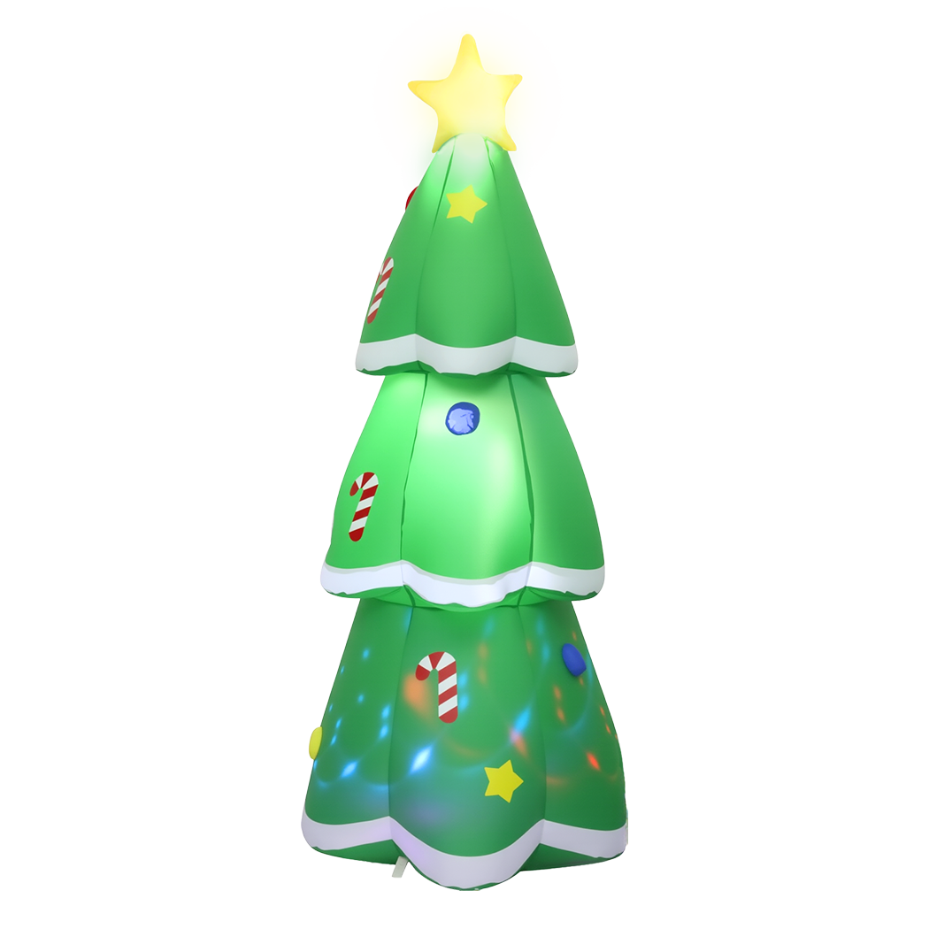Santaco Inflatable 1.5M Christmas Tree Flashing Light-2006733375825645576