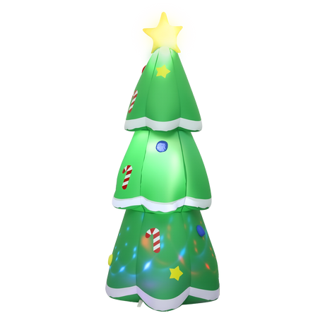 Santaco Inflatable 1.5M Christmas Tree Flashing Light-2006733375825645576