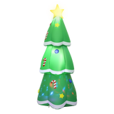 Santaco Inflatable 1.5M Christmas Tree Flashing Light - Low Angle
