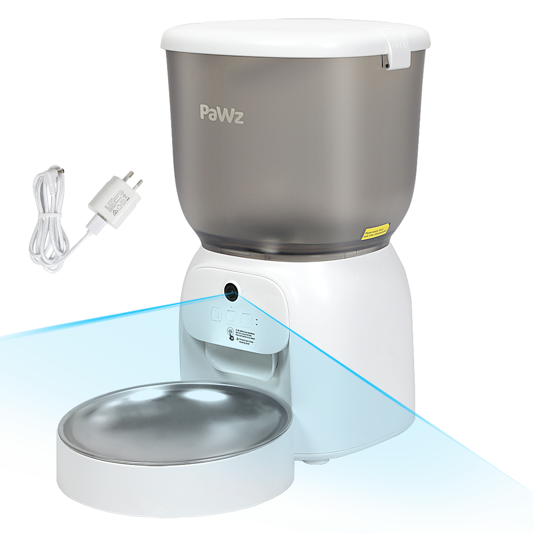 Pawz 4L Auto Pet Feeder Automatic Camera WiFi App-2006732706821574664