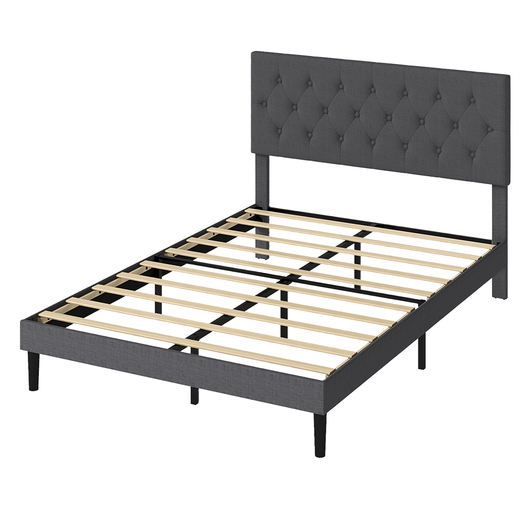 Levede Bed Frame Upholstered Platform Mattress Base Double-2011971106507984904