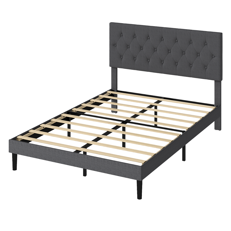 Levede Bed Frame Upholstered Platform Mattress Base Double-2011971106507984904
