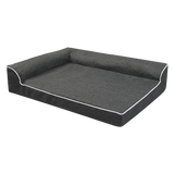 Pawz Orthopedic Dog Bed XL Grey - Close-Up Angle