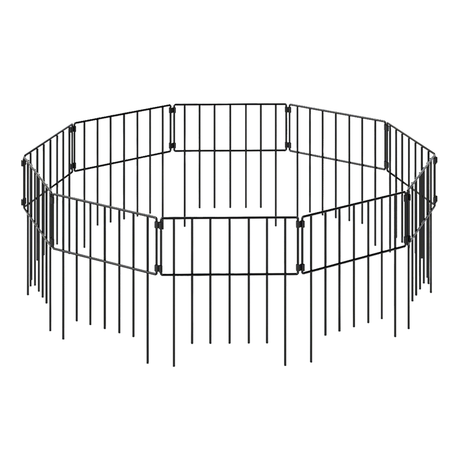 Mountview 10 Pcs Garden Fence Border Rustproof Metal-2006733422592135175