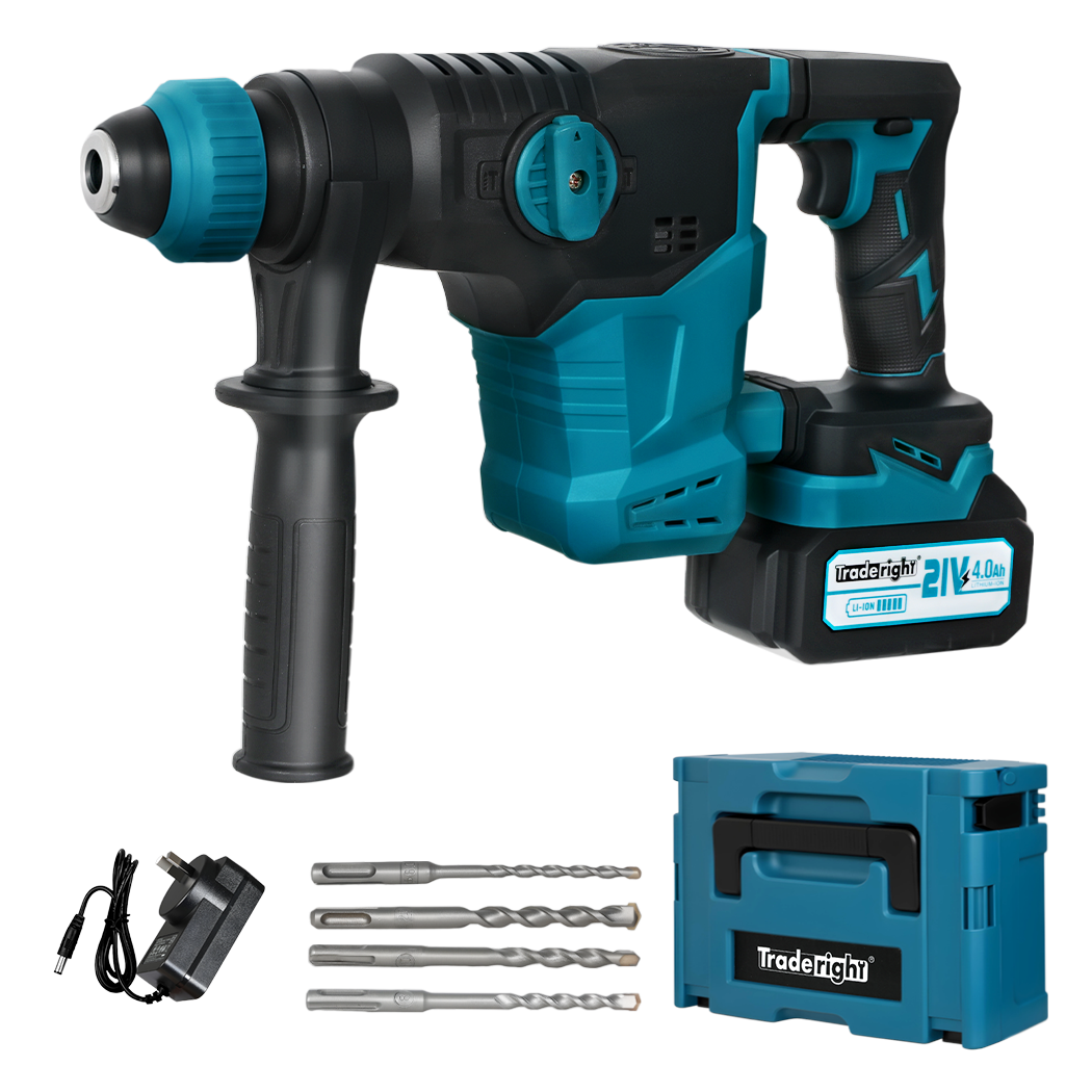 Traderight  21V Cordless Rotary Hammer Drill Tool Set-2018816847629127688