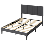 Levede Bed Frame Upholstered Platform Mattress Base Queen-2011971106336018440