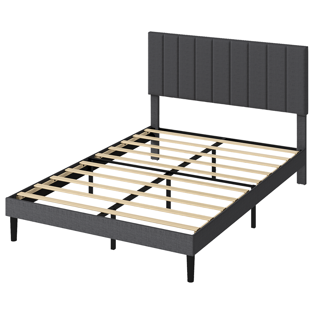 Levede Bed Frame Upholstered Platform Mattress Base Queen-2011971106336018440