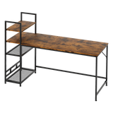 Levede Computer Desk Study Home Table with 4-Tier Shelf-2011971109058121736
