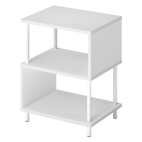 Levede Modern Side Table 3‑Tier Storage Bedside Table-2011971114502328328