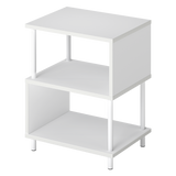 Levede Modern Side Table 3‑Tier Storage Bedside Table - Low Angle