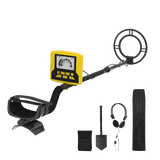 Traderight Metal Detector Waterproof,LCD Display,24cm Coil - Low Angle