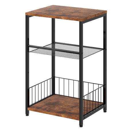 Levede Side Table 3-Tier Storage Shelf Modern Table-2011971113818656776